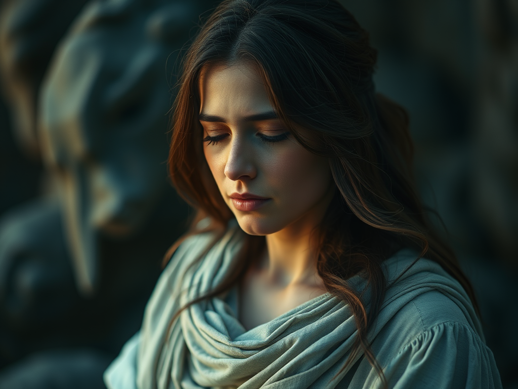 De krijgsgevangen vrouw: Een diepere betekenis van afscheid en rouw